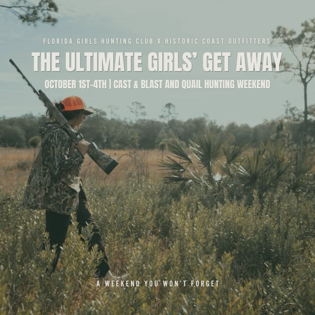 Cast & blast + quail hunting weekend October 1-4th w/ Historic Coast Outfitters (MEMBER ONLY)