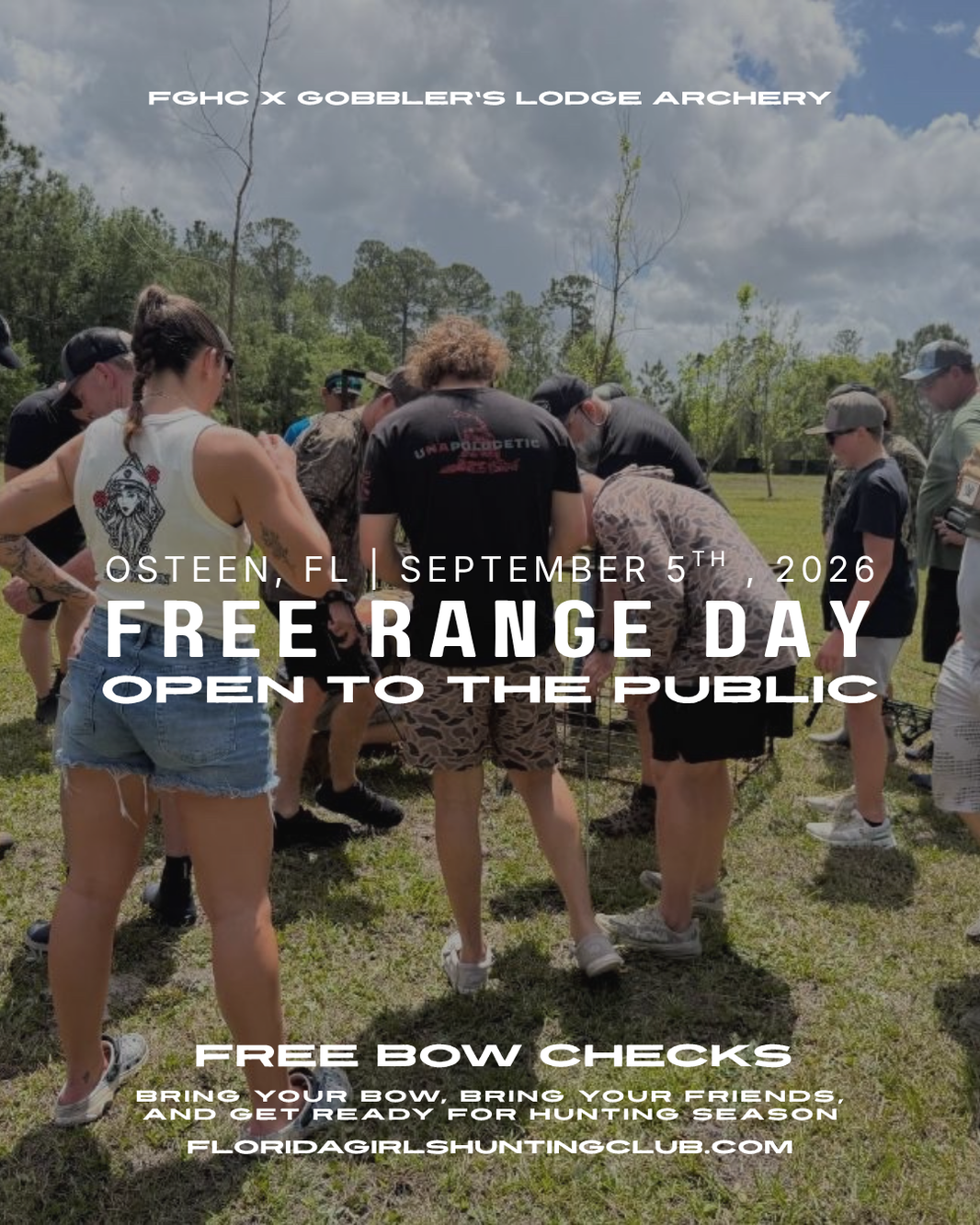 FREE RANGE DAY x Gobblers Lodge Archery | September 5th (open to the public)