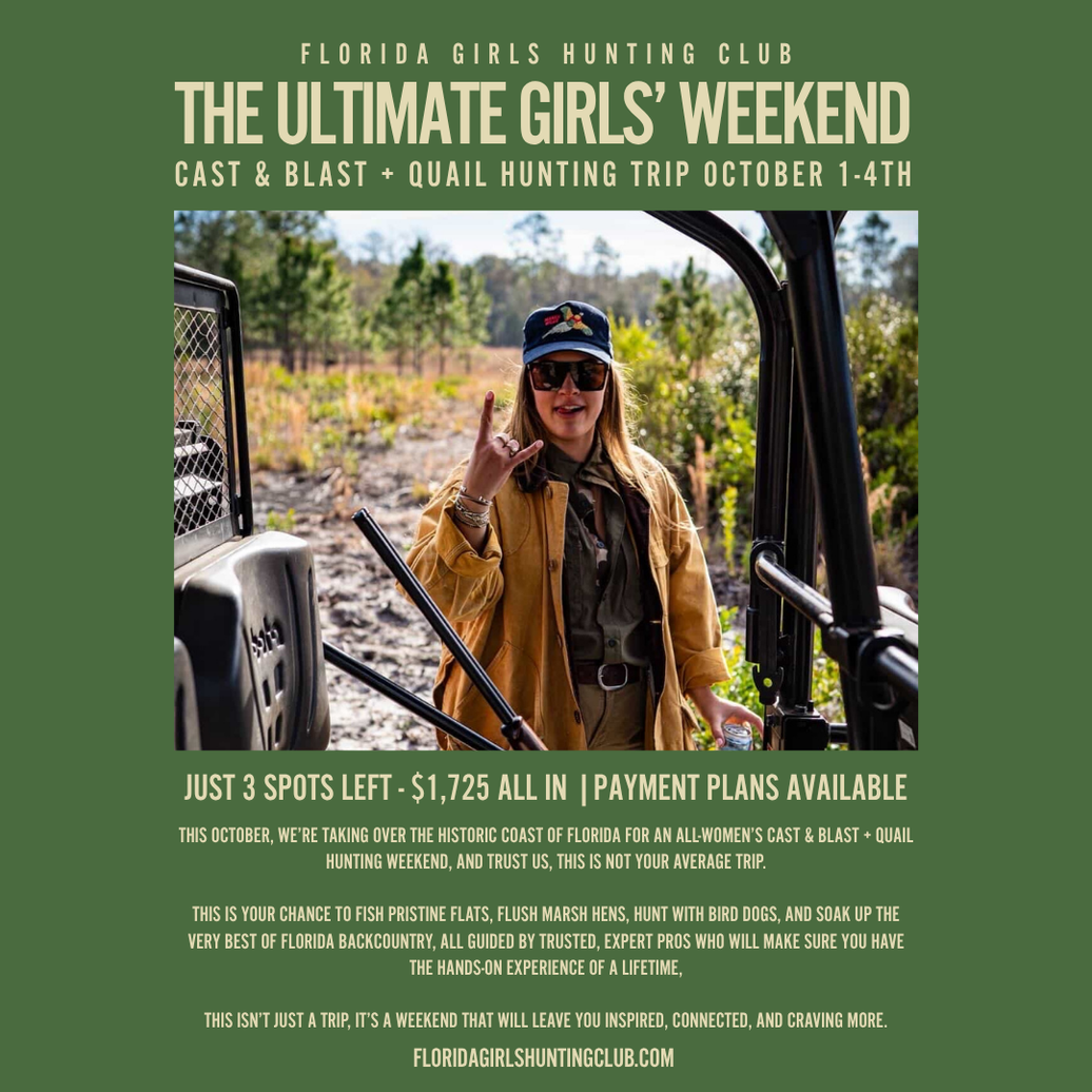 Cast & blast + quail hunting weekend October 1-4th w/ Historic Coast Outfitters (MEMBER ONLY)