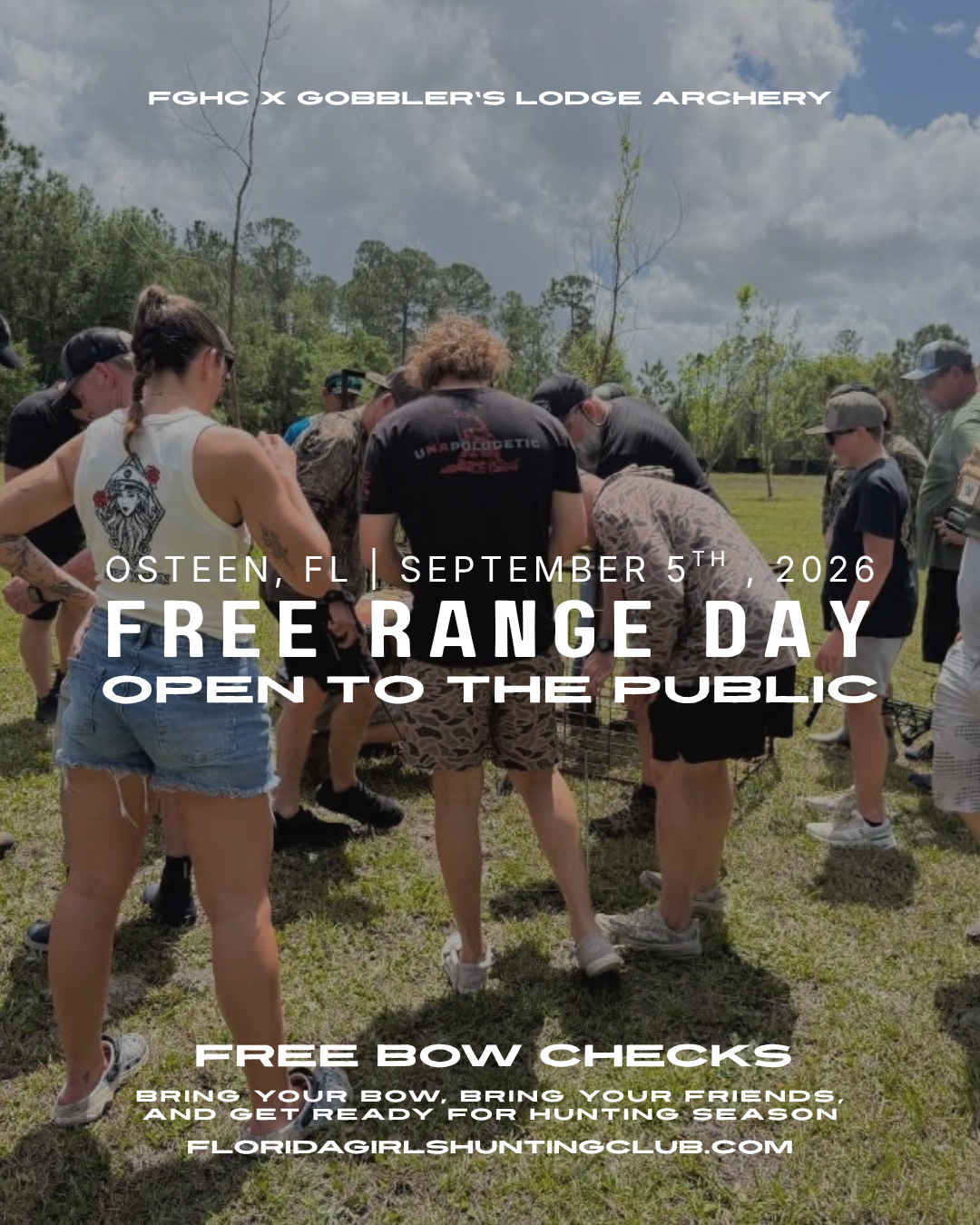 FREE RANGE DAY x Gobblers Lodge Archery | September 5th (open to the public)