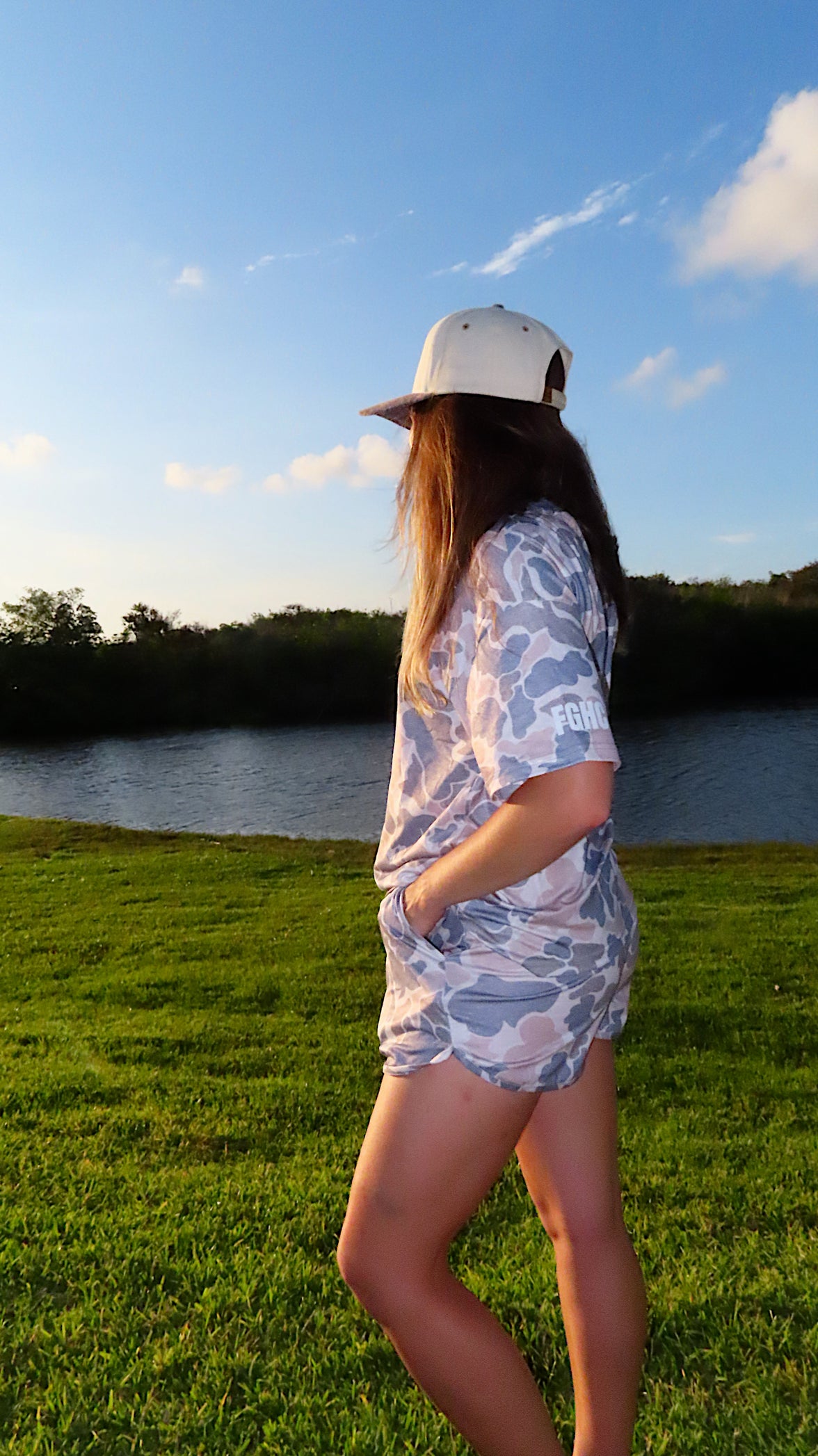 FGHC Duck Camo Oversized Tee + Shorts Set