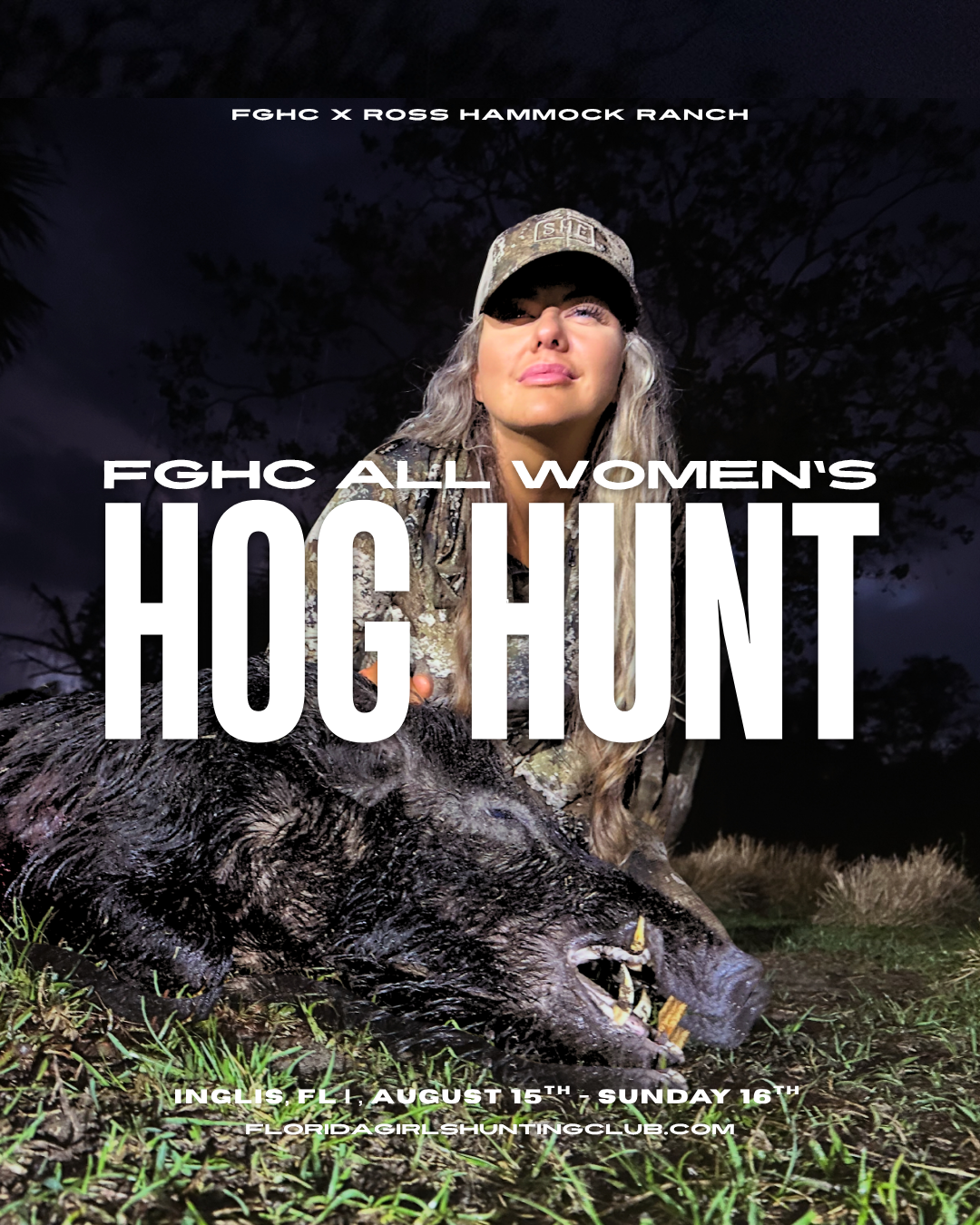 FGHC Hog Hunt with Ross Hammock Ranch | August 15-16 (MEMBER ONLY)