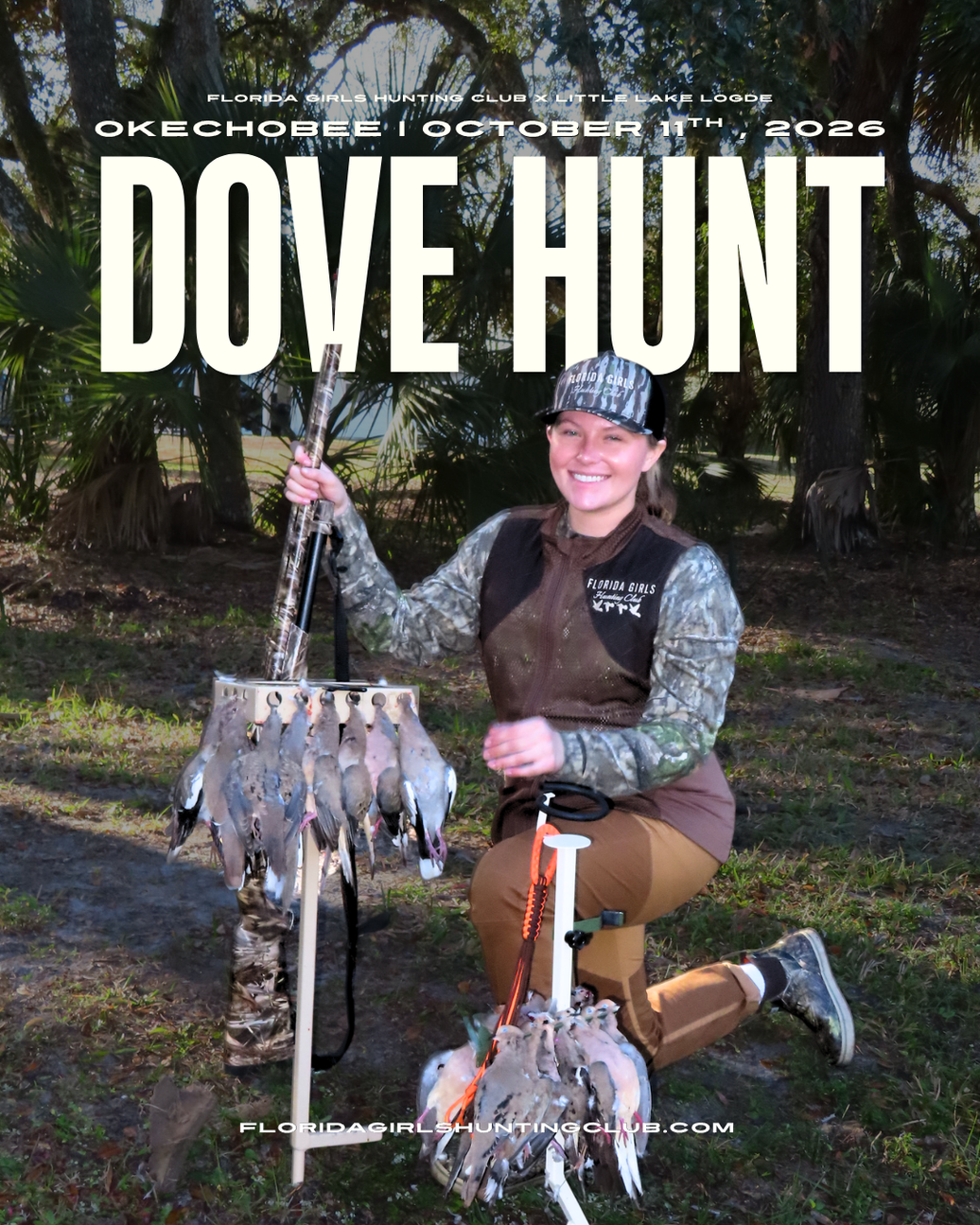 FGHC x Little Lake Lodge Dove Hunt in Okeechobee | October 11 (MEMBER ONLY)